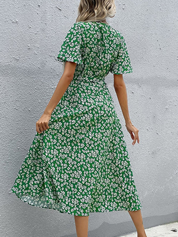Women's Slim Fit Print Dress - 3 colours available