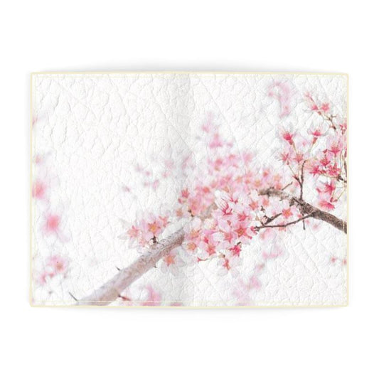 Pink Blossom Passport Cover