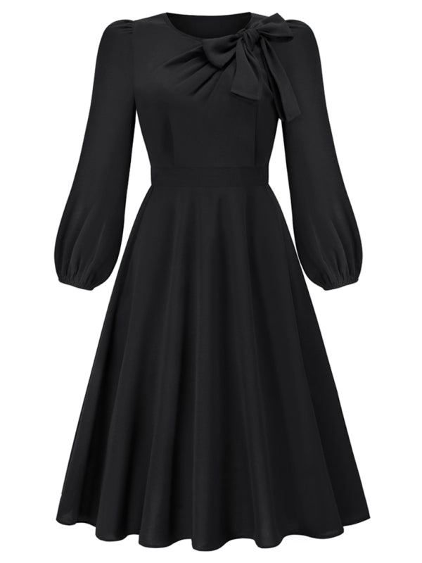 Women’s A-line Bow Dress - 5 colours available
