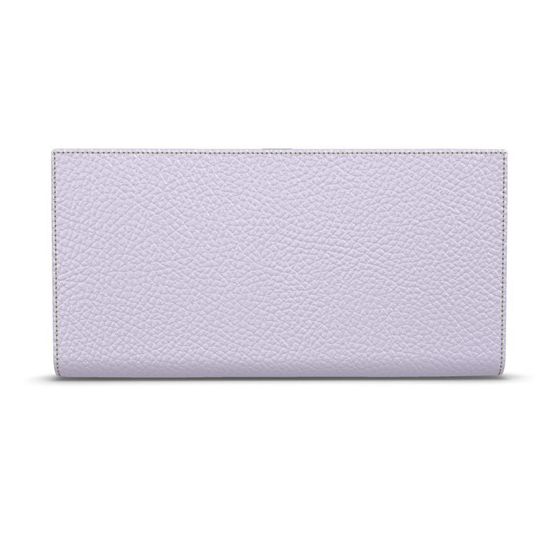 Lilac Leather Travel Wallet