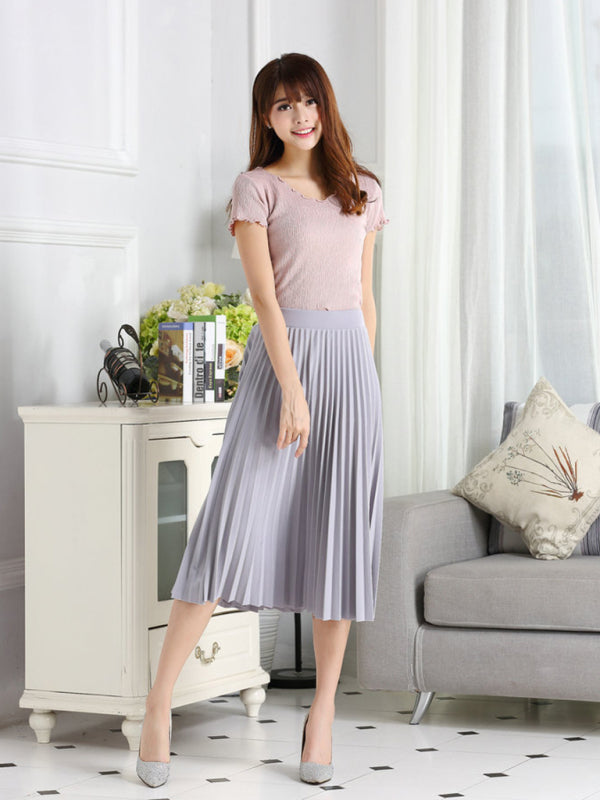 Women's A-Line Skirt Mid Length Skirt - 2 Colours Available